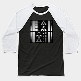 “Dimensional Systems (3)” - V.1 Grey - (Geometric Art) (Dimensions) - Doc Labs Baseball T-Shirt